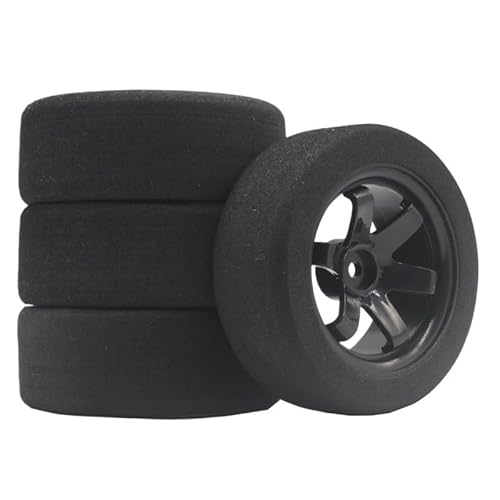 AFCAHEH 1/10 Flache Auto Schwamm Reifen RC Reifen professionelle Racing 94123 Sakura D4 Tiangong TT02 Flache Auto 6 Grad hub(701-6019) von AFCAHEH