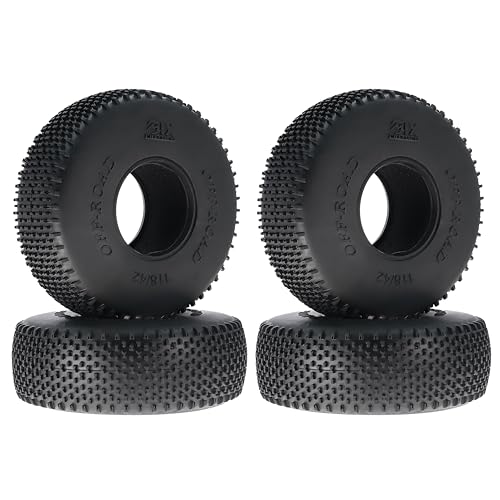 AFCAHEH 1,9" Beadlock-Felgen – 12 mm Versatz for Axial SCX10 II/III und TRX4 – Hochleistungs-Metallfelgen – 1/10 RC Crawler-Upgrade(118mm Tires) von AFCAHEH
