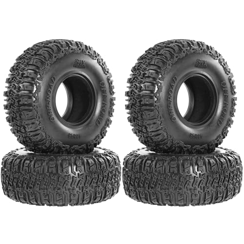 AFCAHEH 1,9" Beadlock-Felgen – 12 mm Versatz for Axial SCX10 II/III und TRX4 – Hochleistungs-Metallfelgen – 1/10 RC Crawler-Upgrade(120-45mm Tires) von AFCAHEH