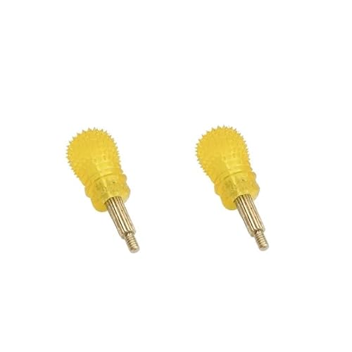 AFCAHEH 1 Paar Fernbedienungs-Joystick V3 Anti-Rutsch-Wippkappe Gimbal-Stick-Enden for iFlight Commando 8 FPV RC 2/3/Pro Zubehör(V3 Yellow) von AFCAHEH