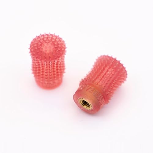 AFCAHEH 1 Paar Gimbal Stick Enden M4 Joystick Abdeckung RC Drone Fernbedienungen Rocker Schutz Zubehör for Boxer RadioMaster TX16 X12S(M4 red) von AFCAHEH