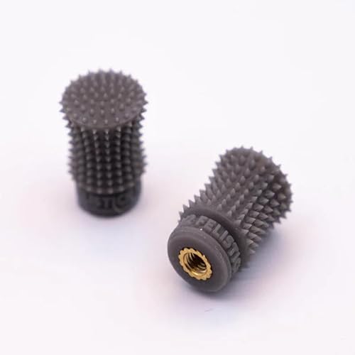 AFCAHEH 1 Paar RC-Drohnen-Fernbedienungen Daumen-Rocker-Stick-Enden Joystick-Hebelkappe M3 for Jumper T20 Futaba RadioMaster TX12/Zorro-Teile(M3 Gray) von AFCAHEH