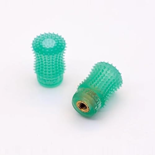 AFCAHEH 1 Paar RC-Drohnen-Fernbedienungen Daumen-Rocker-Stick-Enden Joystick-Hebelkappe M3 for Jumper T20 Futaba RadioMaster TX12/Zorro-Teile(M3 Green) von AFCAHEH