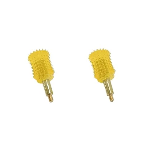 AFCAHEH 1 Paar V2 Gimbal Stick Enden Fernbedienung Daumen Rocker Joystick Steuerhebel for DJI FPV RC 2/RC 3/RC Pro iFlight Commando 8(V2 Yellow) von AFCAHEH