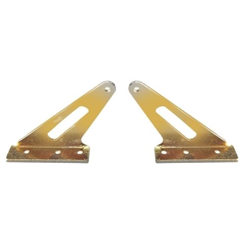 AFCAHEH 10 Paar Mental Alu/Edelstahl-Steuerhörnerarme ohne Schrauben for RC-Flugzeugteile, Elektroflugzeuge, Schaummodelle(10 Pairs Gold) von AFCAHEH
