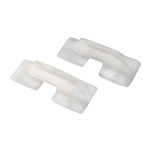 AFCAHEH 10 Pcs Luke Scharniere for RC Flugzeug Modell Zubehör Ersatz Farbe Weiß/Grau/Schwarz(10 pcs 33x9mm White) von AFCAHEH
