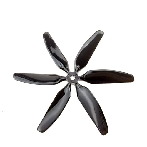 AFCAHEH 10 Stück 504060 5x4x6 6-Blatt-Propeller, einfarbig, CW CCW, 5 Zoll, for FPV-Quadcopter, Racing-RC-Drohnen, Rahmen-Kit (5 Paar) von AFCAHEH