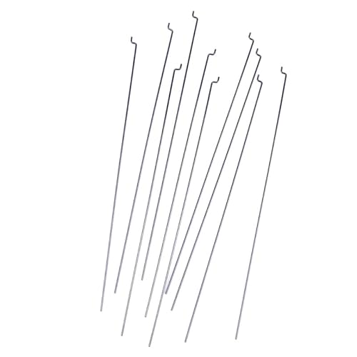 AFCAHEH 10 Stück for Lenkgetriebehebel vom Typ Z, Durchmesser 1,2 mm, Länge 20 cm, Edelstahl-Zugstange, Servohebel for RC-Flugzeugteil von AFCAHEH