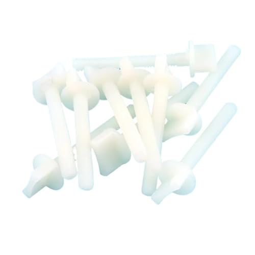 AFCAHEH 10 Teile/los for M4 M5 Nylon Hand Daumen Schraube for Flugzeug Modell Rc Drone Teile Werkzeuge(M6xL50 Random Color) von AFCAHEH