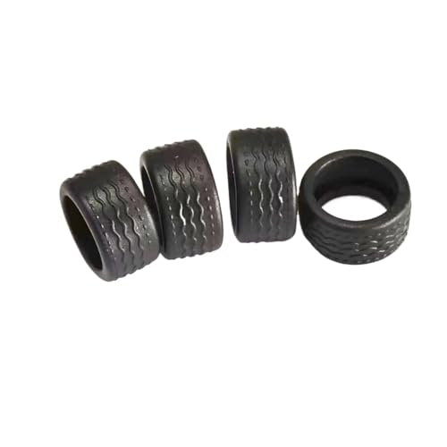 AFCAHEH 100 Stück for 1/64 1/32 Modellauto-Gummireifen 10,6 mm/11 mm/12 mm/14 mm/20 mm Reifen Reifen Ersatzteile for DIY Mini-Legierung Modellautos Szene(10.4mm) von AFCAHEH