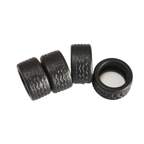 AFCAHEH 100 Stück for 1/64 1/32 Modellauto-Gummireifen 10,6 mm/11 mm/12 mm/14 mm/20 mm Reifen Reifen Ersatzteile for DIY Mini-Legierung Modellautos Szene(12.58mm) von AFCAHEH