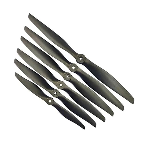 AFCAHEH 10x5-16x10 Schnelle Direktantrieb Propeller 2-Blatt-Paddel for RC Flugzeug Zubehör 1PC(10x5) von AFCAHEH
