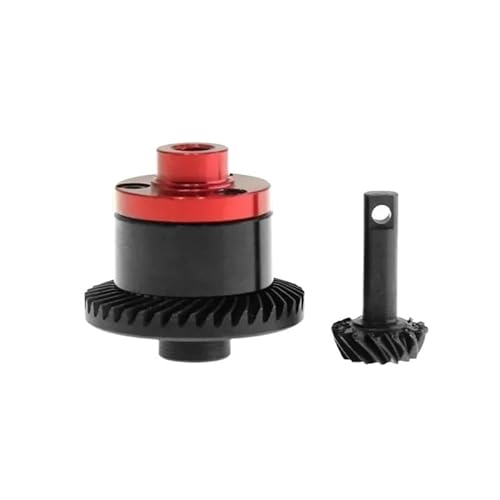 AFCAHEH 15T + 39T Aluminiumlegierungsgehäuse Stahl-Differential-Diff-Getriebesatz for Trxs 1/16 E-Revo Slash Rally Summit for RC-Auto-Autozubehör von AFCAHEH