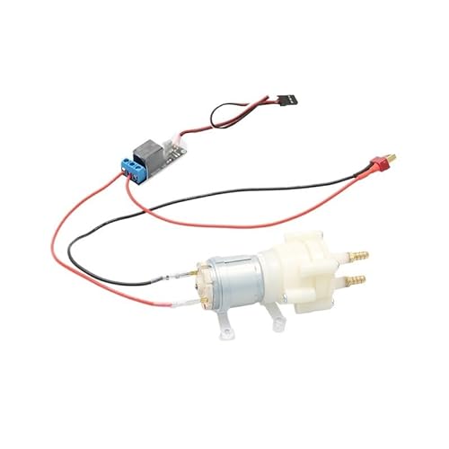 AFCAHEH 1Set Wasserpumpen-Fernbedienungsrelaisschalter mit XT60/T-Stecker 4,8 V-12 V for RC-Schlepper-Bootswasserkühlungssteuerungszubehör(12V 5mm Pump Tplug) von AFCAHEH