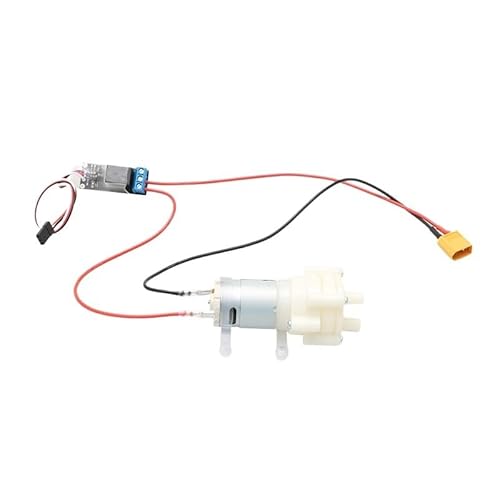 AFCAHEH 1Set Wasserpumpen-Fernbedienungsrelaisschalter mit XT60/T-Stecker 4,8 V-12 V for RC-Schlepper-Bootswasserkühlungssteuerungszubehör(12V 7mm Pump XT60) von AFCAHEH