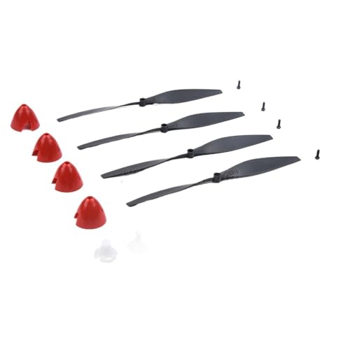AFCAHEH 2/4PCS 130mm X 70mm Propeller Und Propeller Saver Welle Adapter for VOLANTEXRC 761-5 P51D P-51D P5 Flugzeug Ersatzteile(4Sets) von AFCAHEH