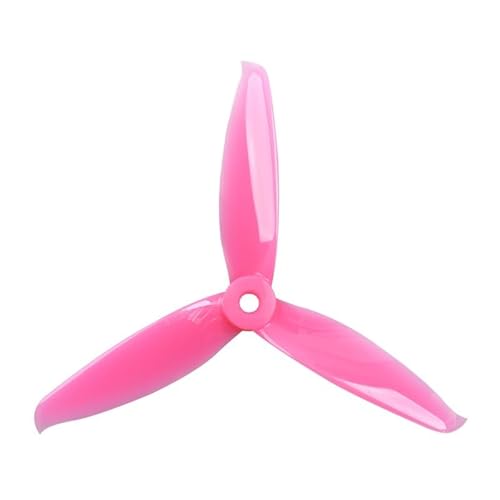 AFCAHEH 2 Paar 7-Farben for 5152 5.1x5.2 FPV PC 3-Propeller Prop Blade for CW CCW Welle durch die Maschine mehr Spezialmotor 2206(Pink 2piar) von AFCAHEH