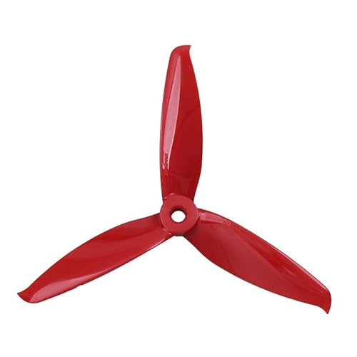 AFCAHEH 2 Paar 7-Farben for 5152 5.1x5.2 FPV PC 3-Propeller Prop Blade for CW CCW Welle durch die Maschine mehr Spezialmotor 2206(Red 2pair) von AFCAHEH