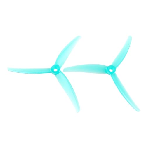 AFCAHEH 2 Paare for HQP-ROP Juicy Prop J40 5.1X4X3 5140 FPV Propeller(2Pairs Blue) von AFCAHEH