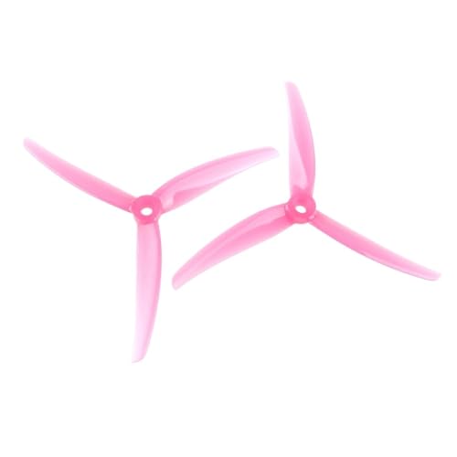AFCAHEH 2 Paare for HQP-ROP Juicy Prop J40 5.1X4X3 5140 FPV Propeller(2Pairs Pink) von AFCAHEH