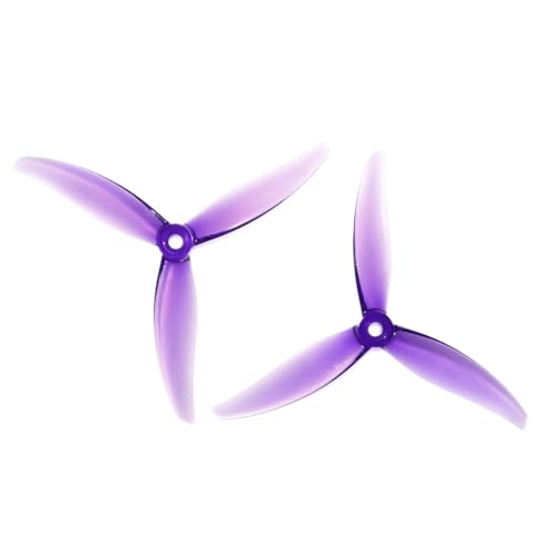 AFCAHEH 2 Paare for HQP-rop 5,1 Zoll MCK Co-Branded 5130 FPV Propeller(2Pairs Purple) von AFCAHEH
