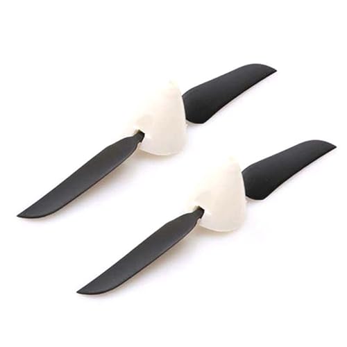 AFCAHEH 2 STÜCKE 4,5 x 3/5,1 x 3,1/5,5 x 3,3 Mini-Klapppropeller, Spinneröffnung 2 mm, faltbares Paddel mit Propellerabdeckung for RC-Segelflugzeuge mit Starrflügel(2pcs 5.5x3.3) von AFCAHEH