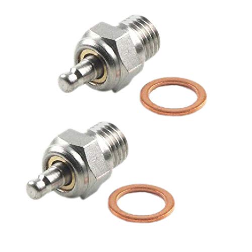 AFCAHEH 2 STÜCKE Glühkerze N3 Heißer 70117 Kompatibel for Trax-xas Kyosho HSP HPI Re-dcat for 1/8 1/10 RC Nitro Motoren Auto LKW Buggy(2PCS-N3) von AFCAHEH