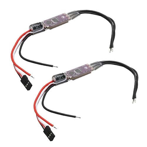 AFCAHEH 2 STÜCKE RC Crawler Auto 2-4S 40A AM32 ESC Onboard 5V2A Modul for Signalkabelunterstützung PWM/DSHOT/Sinus for bürstenlosen Drohnenmotor(AM32 ESC) von AFCAHEH