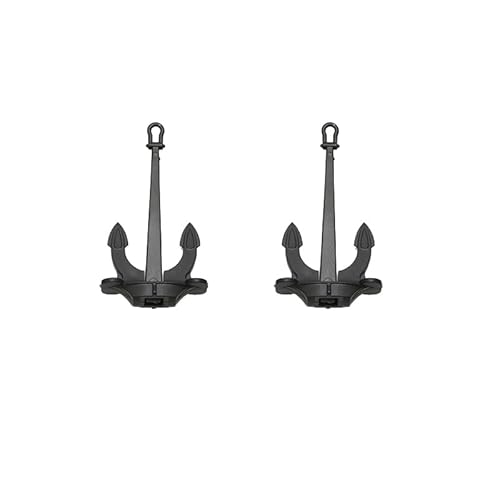 AFCAHEH 2 STÜCKE for RC Boot Mini ABS Kunststoff Bewegliche Hall-Anker Ankerstange 17mm/26mm DIY for Simulation Nautisches Schiffsmodell Marine Teile(Type 3) von AFCAHEH