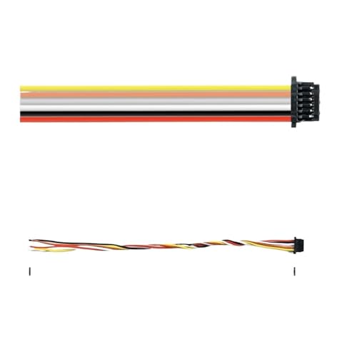 AFCAHEH 2 stücke for DJI O3 Luft Einheit Flight Controller Direkt Stecker 6P Anschluss Kabel 10cm/15cm/20cm Silikon Draht for F4 F7 FC FPV Drohnen(2pcs 20 Single End) von AFCAHEH
