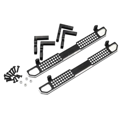AFCAHEH 2-teiliges seitliches Metall-Klampenpedal aus Aluminium for Trax/AS TRX-4 Defender Trx4 Bronco im Maßstab 1/10 Rc Crawler Verbesserte Teile von AFCAHEH