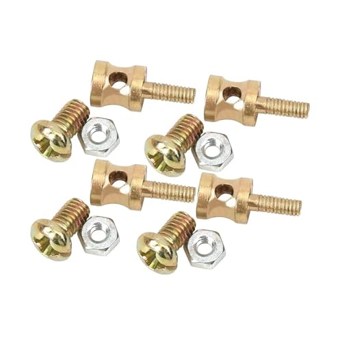 AFCAHEH 20/40 Teile/los for RC Flugzeug Gestänge Stopper Servo Anschlüsse Einstellbar Einfach Durchmesser 1,5mm Teller for Rc Hubschrauber(40 Sets) von AFCAHEH