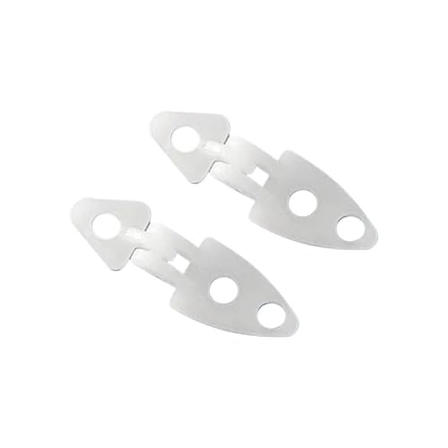 AFCAHEH 20 Pcs Micro Luke scharniere for RC Flugzeug Modell Zubehör Ersatz Farbe Weiß(20 pcs 19x6x3) von AFCAHEH