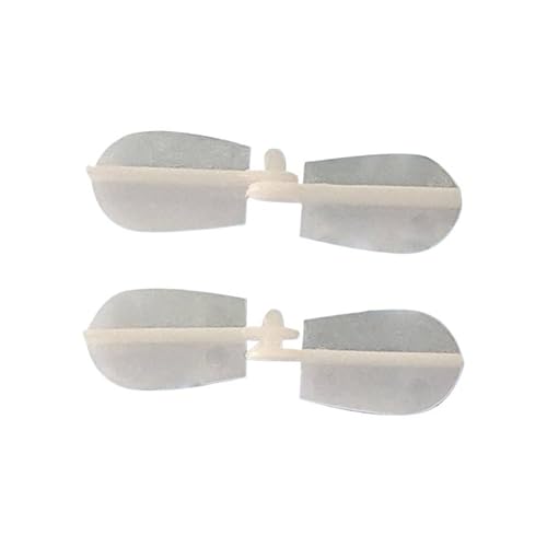 AFCAHEH 20 Pcs Micro Luke scharniere for RC Flugzeug Modell Zubehör Ersatz Farbe Weiß(20 pcs 27x7x3) von AFCAHEH