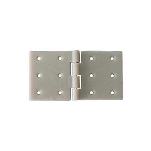 AFCAHEH 20 Pcs Nylon Pinned Scharniere Coloe Weiß/Grau/Schwarz for RC Elektrische Flugzeuge Teile Schaum Modell Ersatz Zubehör(20 pcs Middle Grey) von AFCAHEH