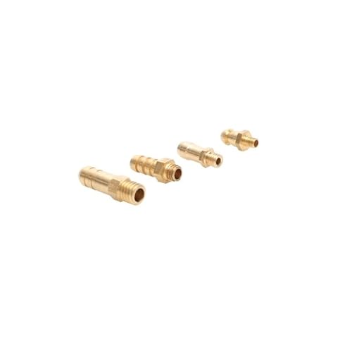 AFCAHEH 20 STÜCKE Wasserkühlungsdüse M3 M4 M5 M6 Gewinderohrverschraubung Kopplerverbinder Kupferwassernippel Messinghahn for DIY RC Boote(M5) von AFCAHEH