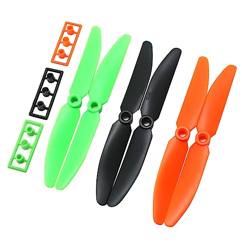 AFCAHEH 20 Stück/Los 5030 Propeller 2-Blatt-Propeller CW/CCW (ABS) Multicopter for QAV250 C250 Hubschrauber (10 Paar)(5030 Green) von AFCAHEH