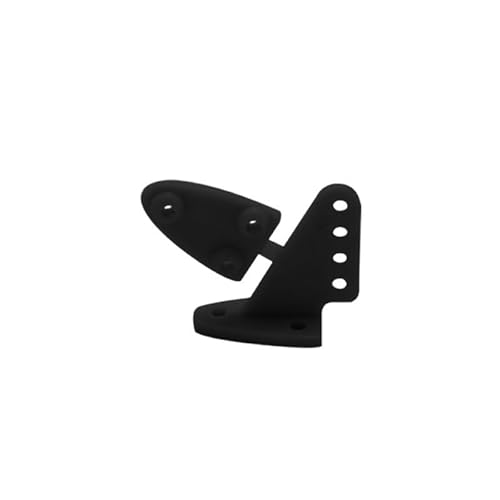AFCAHEH 20 Stück Nylon-Pin-Horn/Zip-Hörner ohne Schrauben for RC-Flugzeugteile, Elektroflugzeuge, Schaumstoffmodelle, Ersatzzubehör(20 pcs Black M) von AFCAHEH