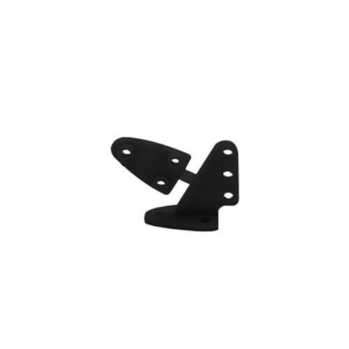 AFCAHEH 20 Stück Nylon-Pin-Horn/Zip-Hörner ohne Schrauben for RC-Flugzeugteile, Elektroflugzeuge, Schaumstoffmodelle, Ersatzzubehör(20 pcs Black S) von AFCAHEH