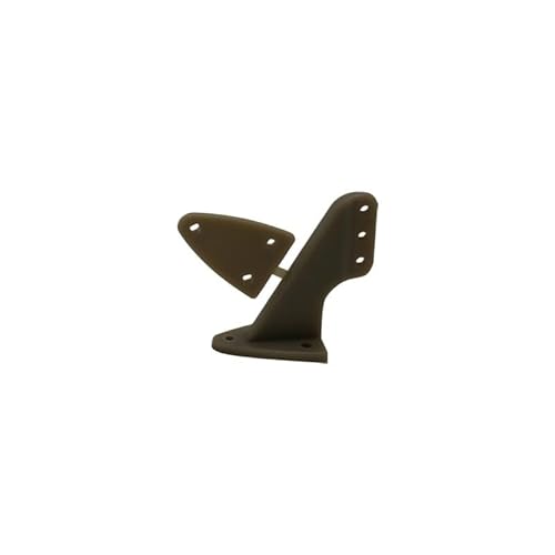 AFCAHEH 20 Stück Nylon-Pin-Horn/Zip-Hörner ohne Schrauben for RC-Flugzeugteile, Elektroflugzeuge, Schaumstoffmodelle, Ersatzzubehör(20 pcs Grey L) von AFCAHEH