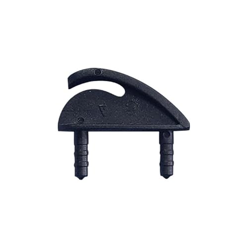 AFCAHEH 20 Teile/los Nylon Feste Spitze Protector Flügel Retainer Skids Schutz Ecke for RC Flugzeug Modell Zubehör(20 pcs Black) von AFCAHEH