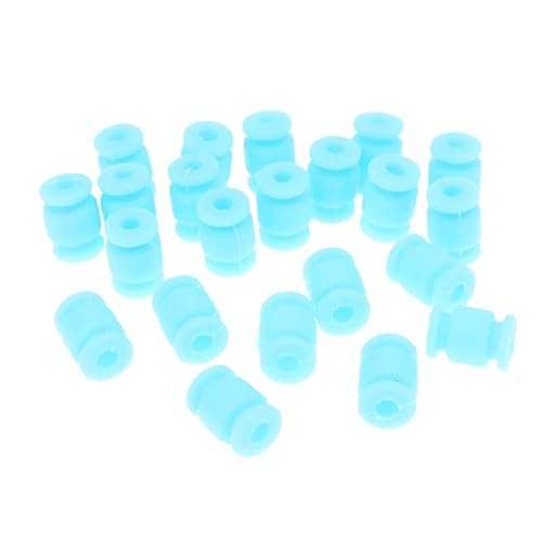 AFCAHEH 25Pcs Anti-Vibration Gummi Stoßdämpfer Ball Gimbal Dämpfung Ball for RC Drone Flight Controller(Blauw) von AFCAHEH