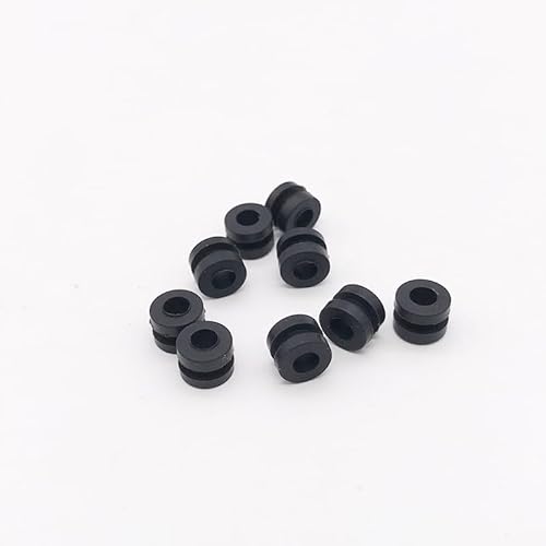 AFCAHEH 30pcs for M3 Rubber Damper Ball Shock Absorption Silicone Balls Silencer for F4 F7 Flight Controller FPV Quadcopter Upgraded(Black 30pcs) von AFCAHEH