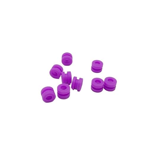 AFCAHEH 30pcs for M3 Rubber Damper Ball Shock Absorption Silicone Balls Silencer for F4 F7 Flight Controller FPV Quadcopter Upgraded(Purple 30pcs) von AFCAHEH