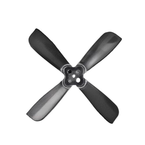 AFCAHEH 4 Paar 2035BN 2035 2X3.5X4 4-Blatt 2 Zoll PC Propeller 3-Löcher for RC FPV Racing Freestyle 2 Zoll Zahnstocher Cinewhoop Drohnen(4Pairs Clear) von AFCAHEH
