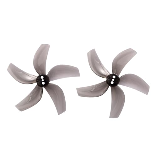 AFCAHEH 4 Paar 8 Stück for D63-gefasste 63 mm 2,5 Zoll 5-Blatt-Propeller for RC FPV Racing Freestyle Zahnstocher Cinewhoop-Kanal-Drohnen(Gray) von AFCAHEH