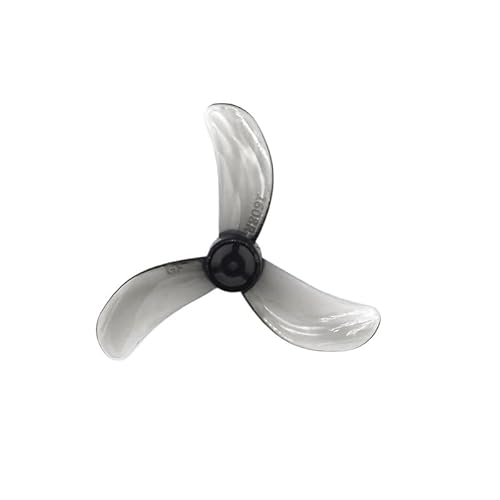 AFCAHEH 4 Paare/Los 1,6 Zoll 3-Blatt-Propeller CCW CW for RC FPV Mobula Flugzeug Ersatzteile(Gray 1mm) von AFCAHEH