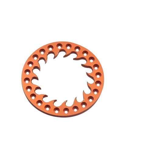 AFCAHEH 4 STÜCKE Aluminiumlegierung 1,9 Zoll Beadlock-Radaußenring for 1/10 RC Crawler Axial SCX10 TRX4 TRX6 D90 CC01 1,9 Radnabe(G-3) von AFCAHEH