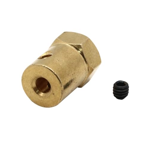 AFCAHEH 4 Teile/los Hexagon Kupplung 12mm Reifen Anschluss Kupplung 2mm/3mm/4mm/5mm/6mm/8mm Hex Adapter for RC Autos Anschluss Teile(4MM) von AFCAHEH