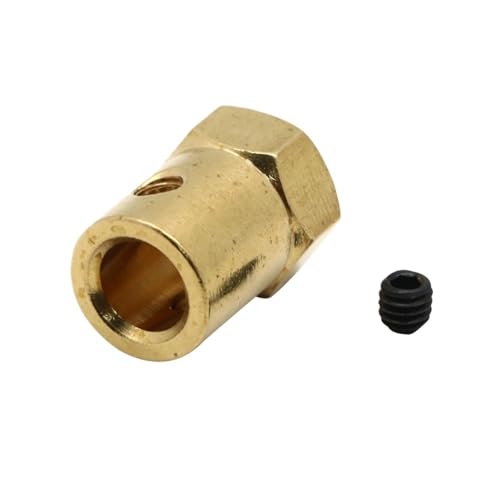 AFCAHEH 4 Teile/los Hexagon Kupplung 12mm Reifen Anschluss Kupplung 2mm/3mm/4mm/5mm/6mm/8mm Hex Adapter for RC Autos Anschluss Teile(7MM) von AFCAHEH